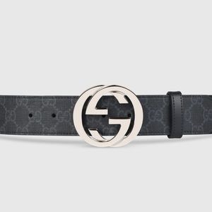Men’s Gucci Supreme Belt with G Buckle